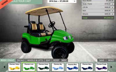BYGC 2.4 Has Arrived, Club Car Precedent Phantom Body Color Choices, Dashboard Updates, Saved Cart Form Required Fields Added