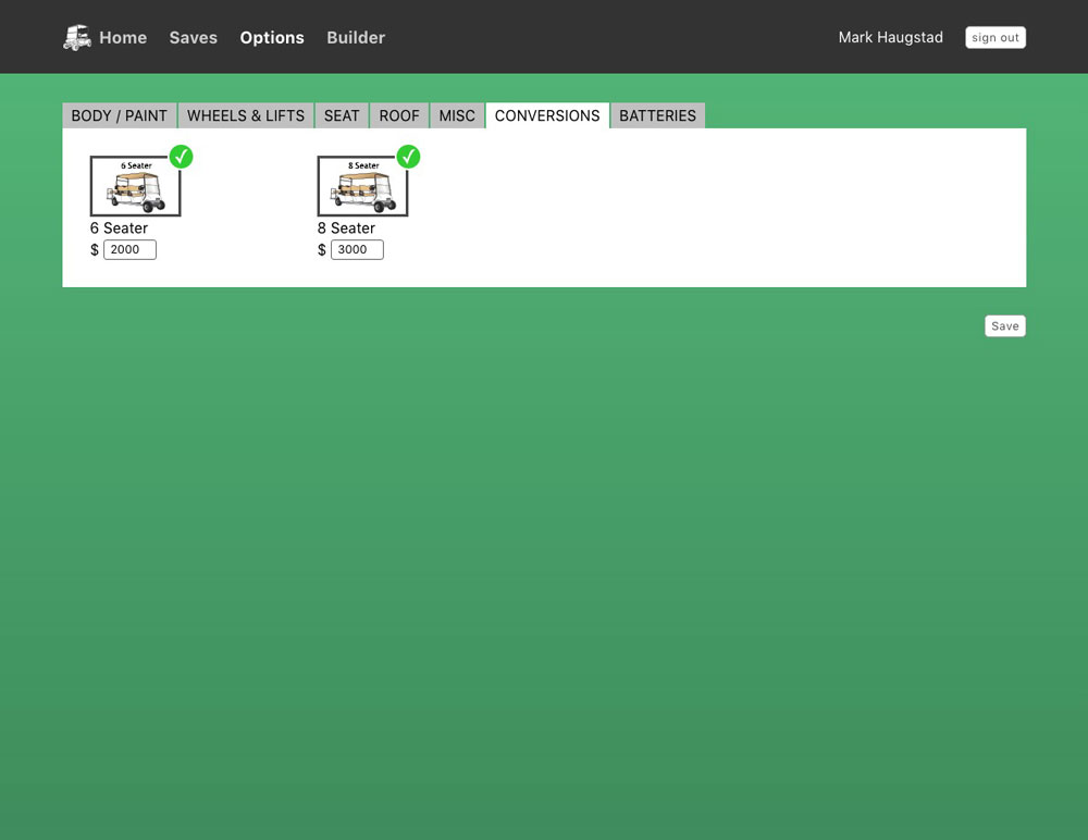 build your own golf cart dashboard conversions
