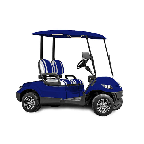 icon golf cart indigo blue metallic