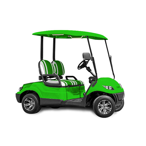 icon golf cart lime green