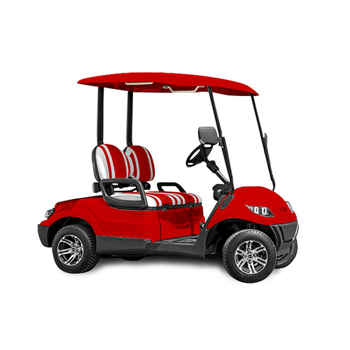 icon golf cart torch red