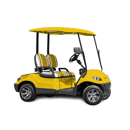 icon golf cart tuscan yellow