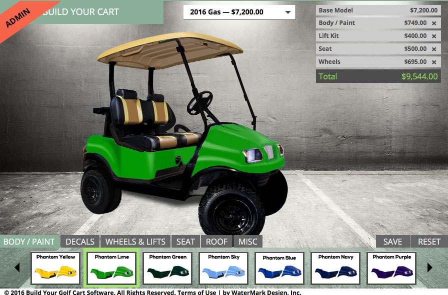 BYGC 2.4 Has Arrived, Club Car Precedent Phantom Body Color Choices, Dashboard Updates, Saved Cart Form Required Fields Added