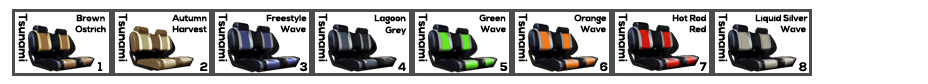 madjax tsunami seat options