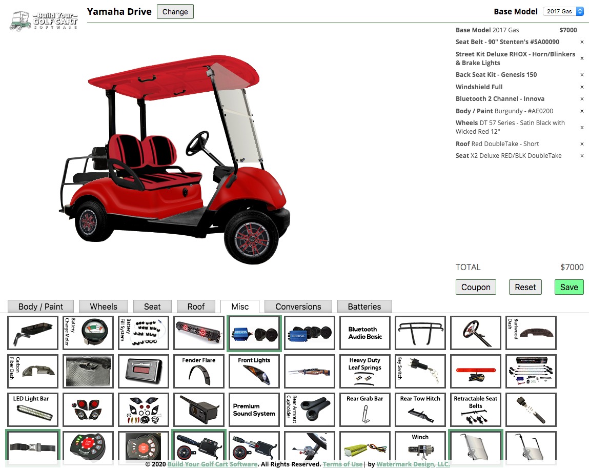 build a golf cart yamaha