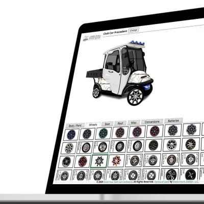 build your golf cart software laptop