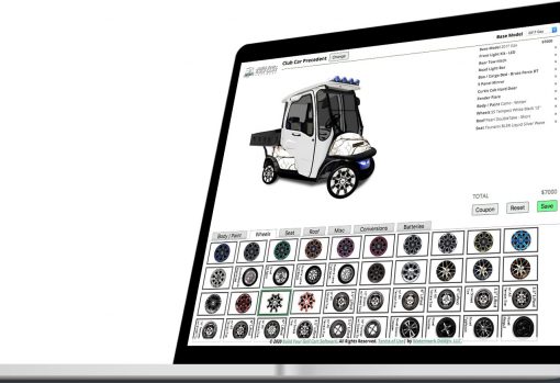 build your golf cart software laptop