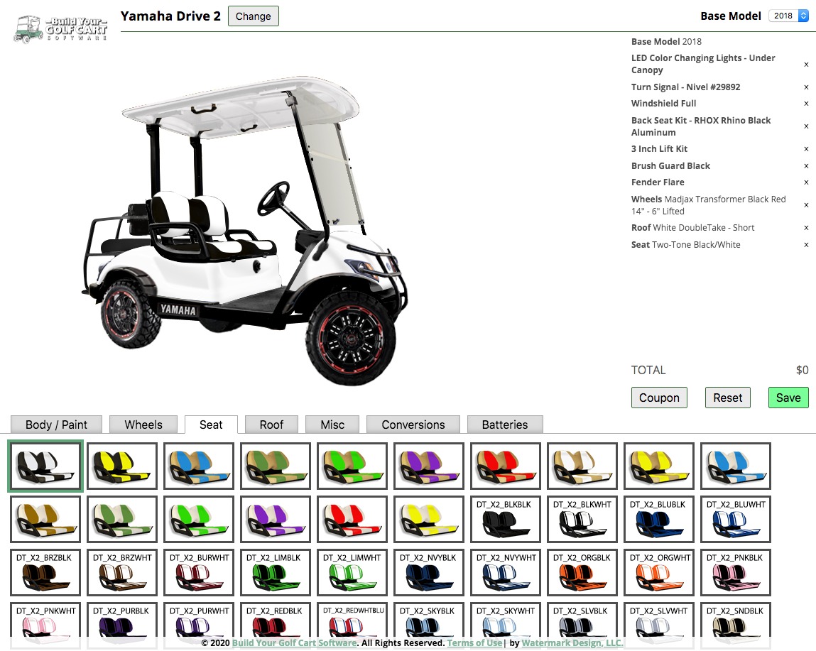 custom yamaha golf cart 5
